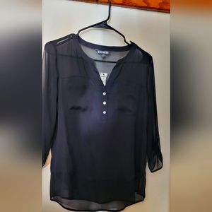 Black express 3/4 sleeve